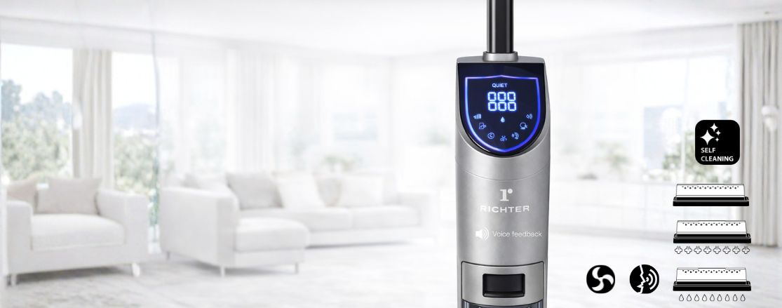 Richter va3-s steam, wet and dry cordless vacuum cleaner