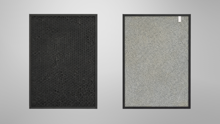 2:1-ben kombinált aktívszén, katalitikus szűrővel